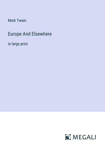 Europe And Elsewhere