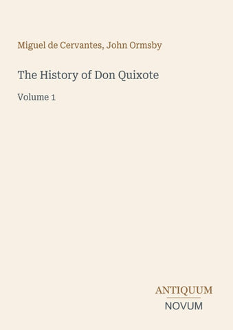 The History of Don Quixote