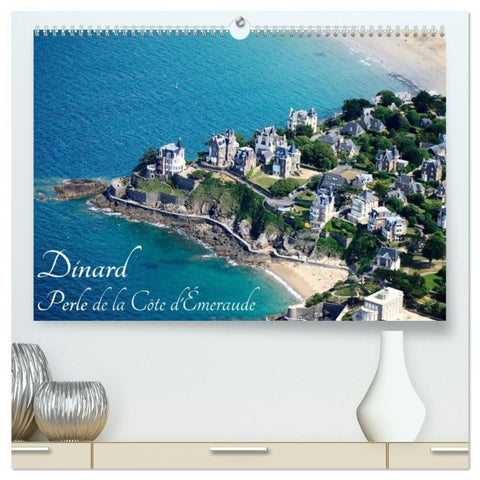 Dinard Perle de la Côte d'Émeraude  (Calendrier mural 2026 DIN A2 vertical) calendrier de bureau