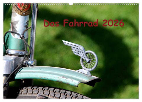 Das Fahrrad 2026 (Wandkalender 2026 DIN A2 quer), CALVENDO Monatskalender