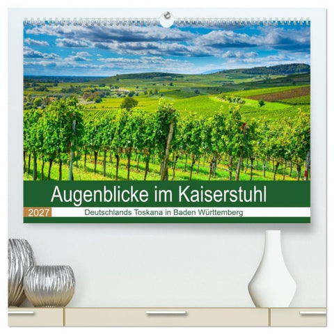 Augenblicke im Kaiserstuhl (hochwertiger Premium Wandkalender 2027 DIN A2 quer), Kunstdruck in Hochglanz