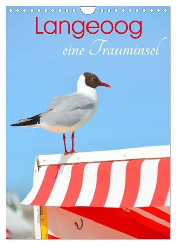 Langeoog - eine Trauminsel (Wandkalender 2027 DIN A4 hoch), CALVENDO Monatskalender