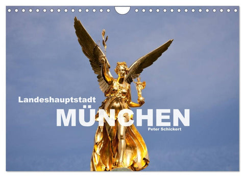 Landeshauptstadt München (Wandkalender 2026 DIN A4 quer), CALVENDO Monatskalender