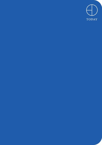 Cornflower Blue B6 Today Planner