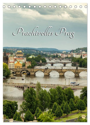 Prachtvolles Prag (Tischkalender 2027 DIN A5 hoch), CALVENDO Monatskalender