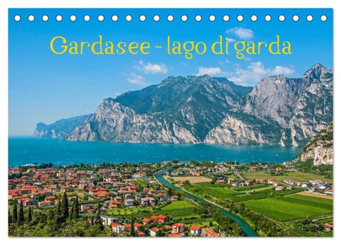 Gardasee - lago di Garda by Sascha Ferrari (Tischkalender 2027 DIN A5 quer), CALVENDO Monatskalender