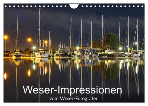 Weser-Impressionen (Wandkalender 2027 DIN A4 quer), CALVENDO Monatskalender