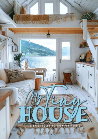 Mein kleines Haus Malbuch für Erwachsene