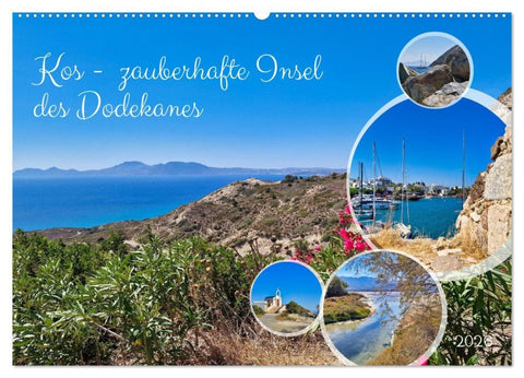 Kos - zauberhafte Insel des Dodekanes (Wandkalender 2026 DIN A2 quer), CALVENDO Monatskalender