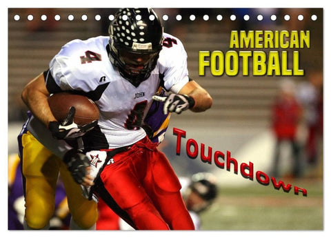 American Football - Touchdown (Tischkalender 2027 DIN A5 quer), CALVENDO Monatskalender