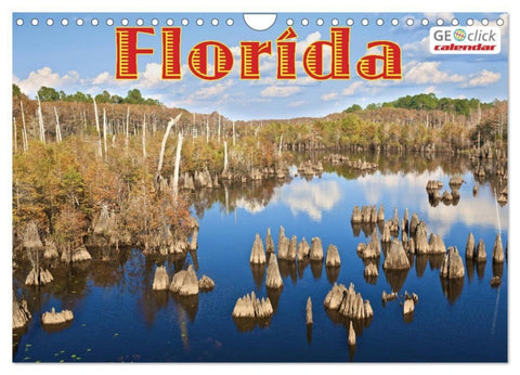 GEOclick calendar: Florida (Wandkalender 2027 DIN A4 quer), CALVENDO Monatskalender
