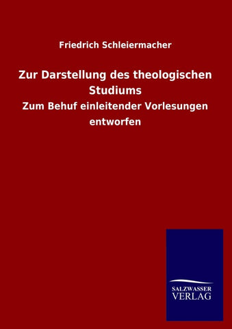 Zur Darstellung des theologischen Studiums