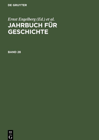 Jahrbuch für Geschichte. Band 28