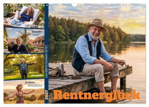Rentnerglück (Wandkalender 2027 DIN A3 quer), CALVENDO Monatskalender