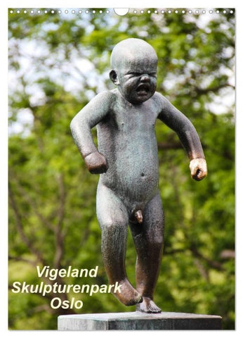 Vigeland (Wandkalender 2027 DIN A3 hoch), CALVENDO Monatskalender