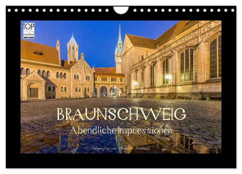 BRAUNSCHWEIG - Abendliche Impressionen (Wandkalender 2027 DIN A4 quer), CALVENDO Monatskalender