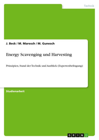 Energy Scavenging und Harvesting