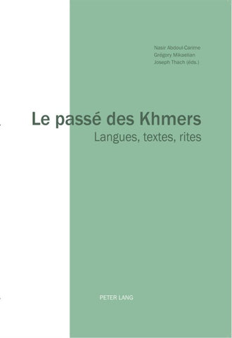 Le passé des Khmers