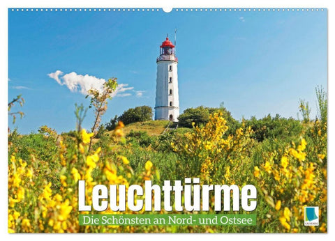 Leuchttürme: Die Schönsten an Nord- und Ostsee (Wandkalender 2027 DIN A2 quer), CALVENDO Monatskalender