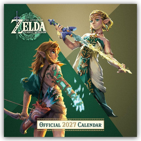 Nintendo – The Legend of Zelda – Die Legende von Zelda 2027 – Wandkalender