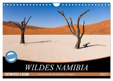 Wildes Namibia (Wandkalender 2027 DIN A4 quer), CALVENDO Monatskalender