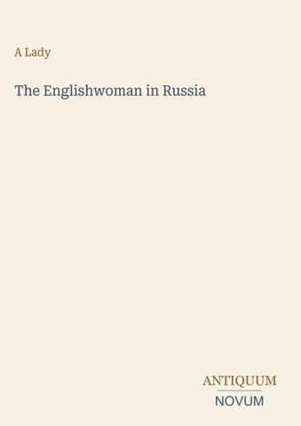 The Englishwoman in Russia
