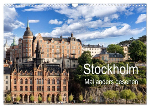 Stockholm - Mal anders gesehen (Wandkalender 2027 DIN A3 quer), CALVENDO Monatskalender