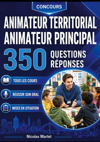 Concours animateur territorial animateur principal