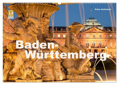 Baden-Württemberg (Wandkalender 2027 DIN A2 quer), CALVENDO Monatskalender