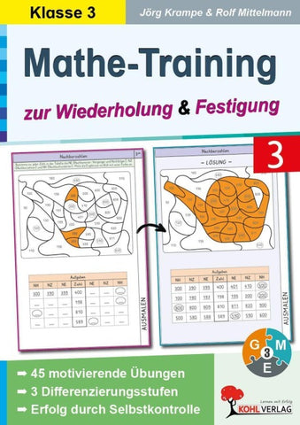 Mathe-Training zur Wiederholung und Festigung / Klasse 3