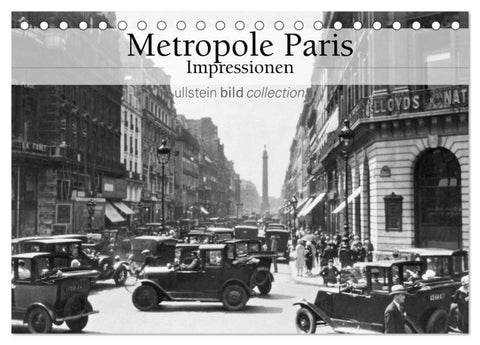 Metropole Paris - Impressionen (Tischkalender 2026 DIN A5 quer), CALVENDO Monatskalender