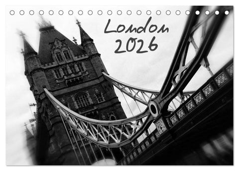 London (Tischkalender 2026 DIN A5 quer), CALVENDO Monatskalender