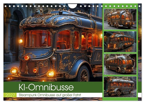 KI-Omnibusse (Wandkalender 2027 DIN A4 quer), CALVENDO Monatskalender