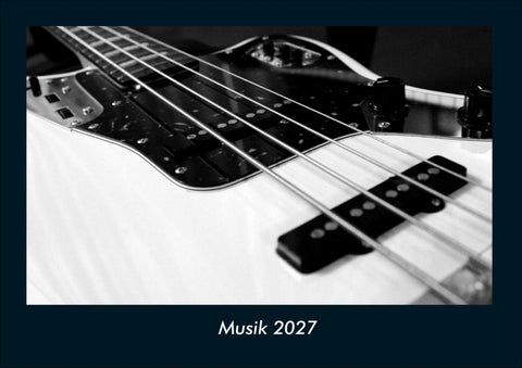 Musik 2027 Fotokalender DIN A4