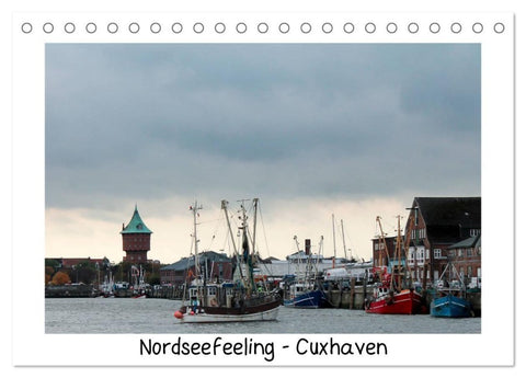 Nordseefeeling - Cuxhaven (Tischkalender 2027 DIN A5 quer), CALVENDO Monatskalender