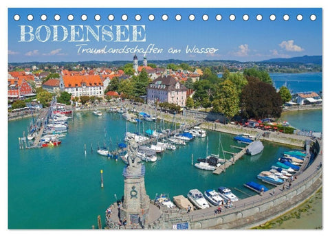 Bodensee - Traumlandschaften am Wasser (Tischkalender 2027 DIN A5 quer), CALVENDO Monatskalender
