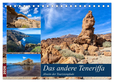 Das andere Teneriffa (Tischkalender 2026 DIN A5 quer), CALVENDO Monatskalender