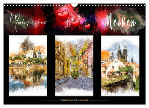 Malerisches Meißen (Wandkalender 2027 DIN A3 quer), CALVENDO Monatskalender