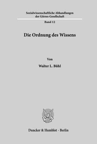 Die Ordnung des Wissens.
