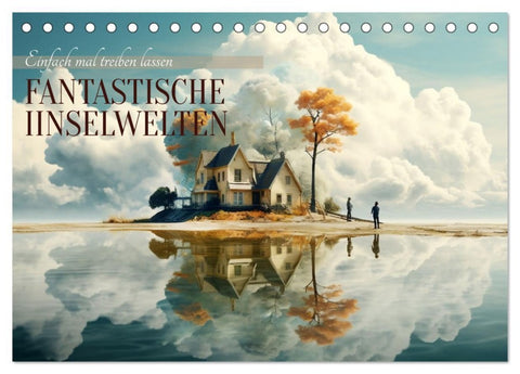 Fantastische Inselwelten (Tischkalender 2026 DIN A5 quer), CALVENDO Monatskalender