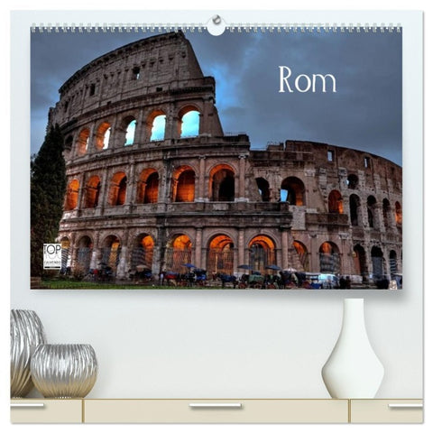 Rom (hochwertiger Premium Wandkalender 2026 DIN A2 quer), Kunstdruck in Hochglanz