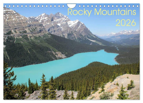 Rocky Mountains 2026 (Wandkalender 2026 DIN A4 quer), CALVENDO Monatskalender