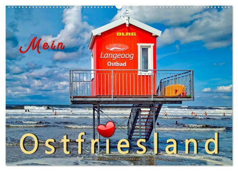 Mein Ostfriesland (Wandkalender 2027 DIN A2 quer), CALVENDO Monatskalender