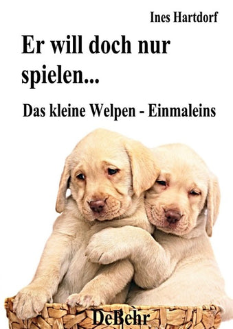 Er will doch nur spielen - das kleine Welpen - Einmaleins