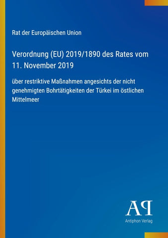 Verordnung (EU) 2019/1890 des Rates vom 11. November 2019