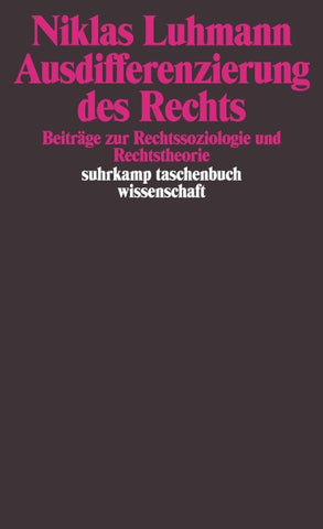 Ausdifferenzierung des Rechts