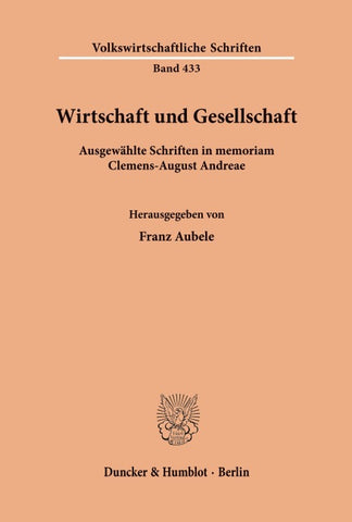 Wirtschaft und Gesellschaft.