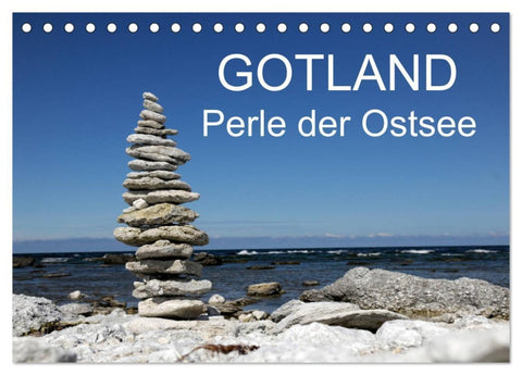 Gotland - Perle der Ostsee (Tischkalender 2026 DIN A5 quer), CALVENDO Monatskalender