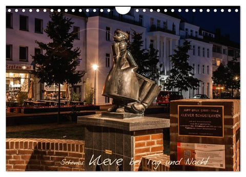 Schönes Kleve bei Tag und Nacht (Wandkalender 2027 DIN A4 quer), CALVENDO Monatskalender