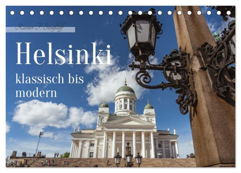 Helsinki klassisch bis modern (Tischkalender 2027 DIN A5 quer), CALVENDO Monatskalender
